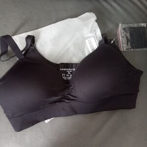 Underoath Black Seamless Wireless Bra - Smooth Everyday Support